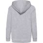 fruit of the loom Kids classic hooded sweat heather_grey