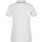 James&Nicholson Ladies´ Polo Stripe white/red