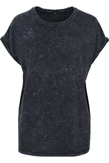 Image produit Ladies Acid Washed Extended Shoulder Tee