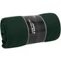 James&Nicholson Fleece Blanket dark_green/natural