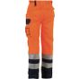 Herock Olympus High Viz Trousers orange/navy