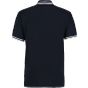 Kustom Kit Tipped Collar Polo Navy / White