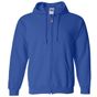Gildan Adult Full Zip Hooded Sweatshirt royal