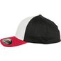 flexfit 3-Tone Flexfit Cap red/white/black