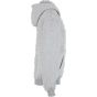 Build Your Brand Ladies Loose Fit Zip Hoody Heather grey
