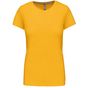 Kariban T-shirt col rond manches courtes femme - yellow - XL