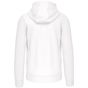 kariban Sweat-shirt capuche zippé unisexe white