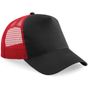 Beechfield Casquette Snapback trucker black/classic_red