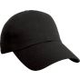 Result Heavy cotton drill pro-style cap black