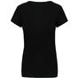 kariban T-shirt col rond manches courtes femme black