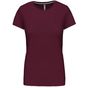Kariban T-shirt col rond manches courtes femme wine