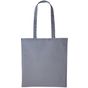 Nutshell Sac de courses en coton avec anses longues steel_mid_grey