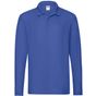 fruit of the loom Premium Long Sleeve Polo bleu_royal