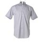 kustom kit Corporate Oxford Shirt silver_grey