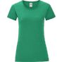 fruit of the loom Ladies Iconic 150 T heather green