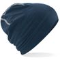 Beechfield Bonnet en coton Hemsedal french_navy/white