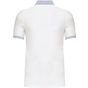 kariban Polo piqué bicolore homme white/oxford_grey