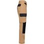 WK Designed To Work Pantalon de travail bicolore homme camel/black