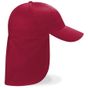 Beechfield Casquette de style légionnaire enfant rouge classique