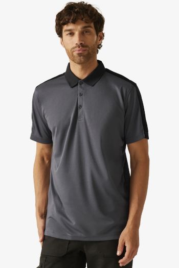 Image produit Men's Contrast Coolweave Quick Wicking Polo Shirt