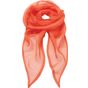 Premier Foulard en mousseline colours collection pour femme orange