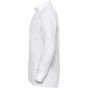 Russell Chemise en Popeline 100% Coton classique manches longues homme white