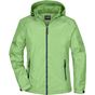 James&Nicholson Ladies´ Rain Jacket spring_green/navy