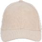 K-up Casquette en velours - 6 panneaux sand