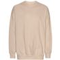 Tiger Cotton Oversized Sweatshirt sand