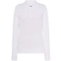 JHK Polo regular lady long sleeves white