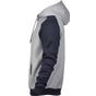 Tee Jays Two-tone hooded sweatshirt heather/navy