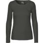 Neutral Ladies Long Sleeve T-Shirt charcoal
