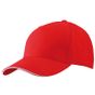 Myrtle Beach 5 Panel Sandwich Cap red/white