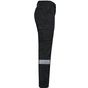 WK Designed To Work Pantalon cargo unisexe avec bas élastiqué et bande réfléchissante black