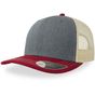 Atlantis Casquette style trucker SONIC grey_melange/cardinal/beige