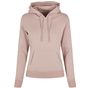 Build Your Brand Ladies Organic Hoody dusk_rose