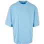 Build Your Brand Oversized Sleeve Tee baltic_blue