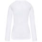 kariban T-shirt col rond manches longues femme white