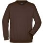 James&Nicholson Round Sweat Heavy - brown - 2XL