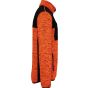 WK Designed To Work Veste recyclée en polytricot homme fluorescent_orange_melange/black