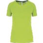ProAct T-shirt de sport à col rond recyclé femme lime