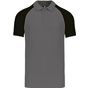 Kariban Polo Baseball sl_grey/l.g/black