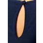 Kariban Blouse crêpe manches courtes femme deep_sea_blue