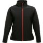 Regatta Women's Ablaze Printable Softshell Jacket black/classic_red