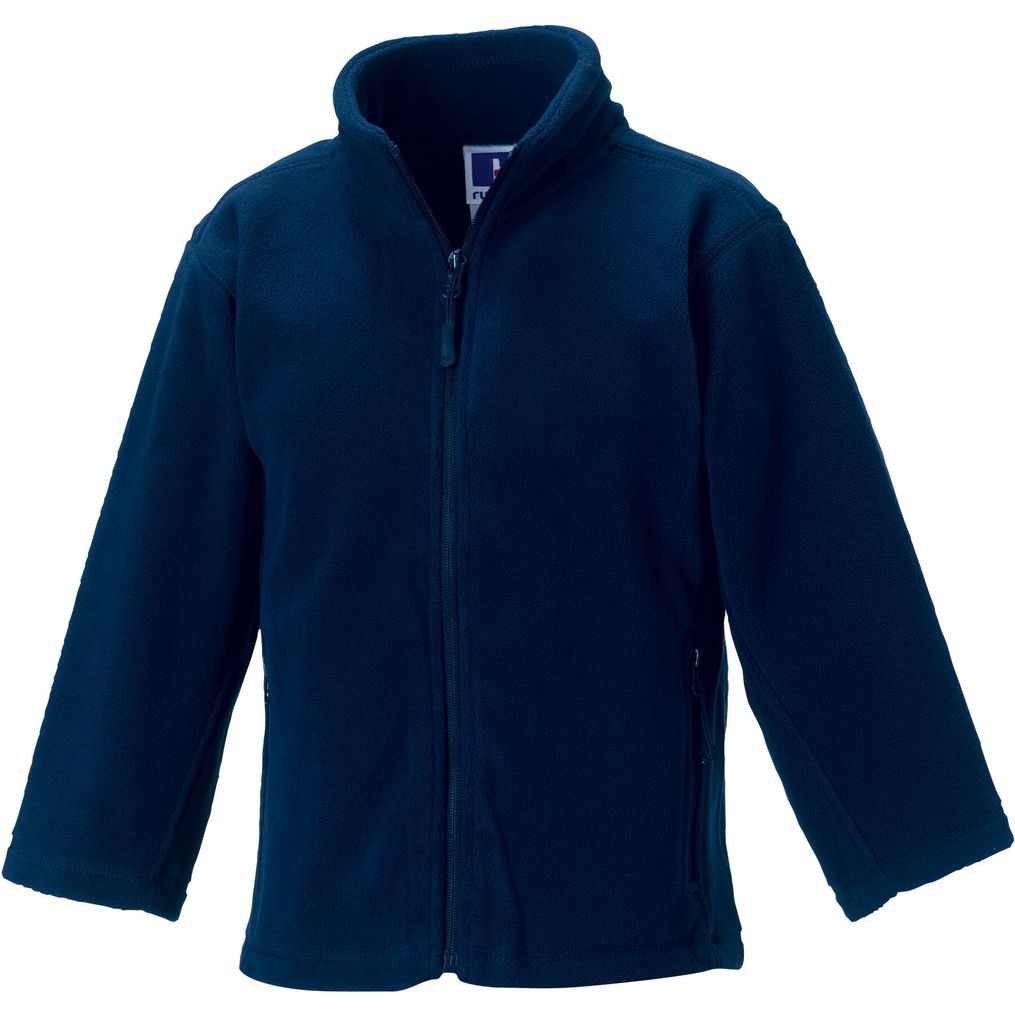 Childrens Full Zip Outdoor Fleece Russell