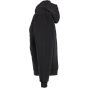 Build Your Brand Ladies Vintage Heavy Zip Hoody Black