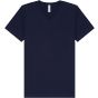 Bella Unisex v-neck jersey tee navy