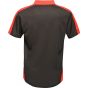 Regatta Men's Contrast Coolweave Quick Wicking Polo Shirt black/classic_red