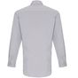 Premier Chemise en popeline stretch à manches longues pour homme silver