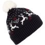 K-up Bonnet Hiver avec motifs rennes night_navy/natural